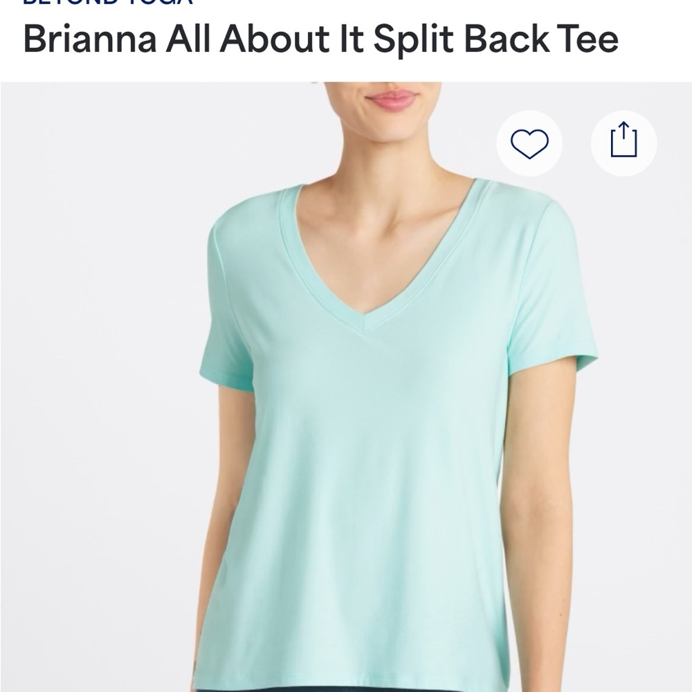 Beyond Yoga Split Back Tee